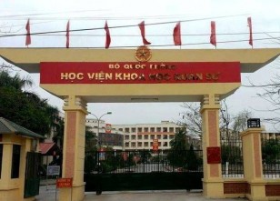 Cổng trường Học Viện KHQS