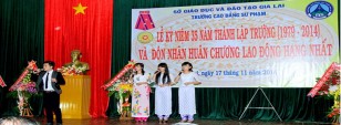 Lễ kỷ niệm 35 năm thành lập trường