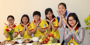 Các bạn sinh viên của trường