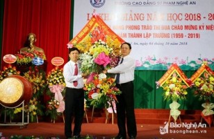 Lễ khai giảng năm học mới Cao đẳng sư phạm Nghệ An