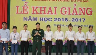 Lễ khai giảng năm học mới Cao đẳng Sư phạm Thái Bình