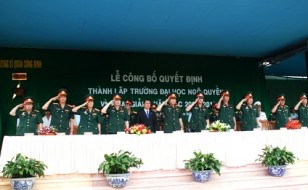 Lễ công bố quyết định thành lập trường Đại học Ngô Quyền