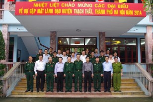 Gặp mặt lãnh đạo trường Đại học Chính trị