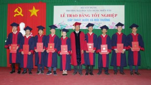 Lễ bế giảng và trao bằng cử nhân