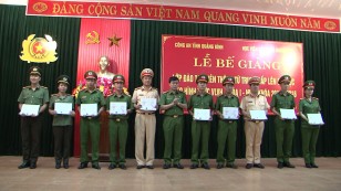 Lễ bế giảng lớp đào tạo Đại học Cảnh sát nhân dân