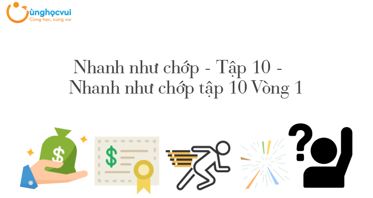 Nhanh như chớp tập 10 Vòng 1